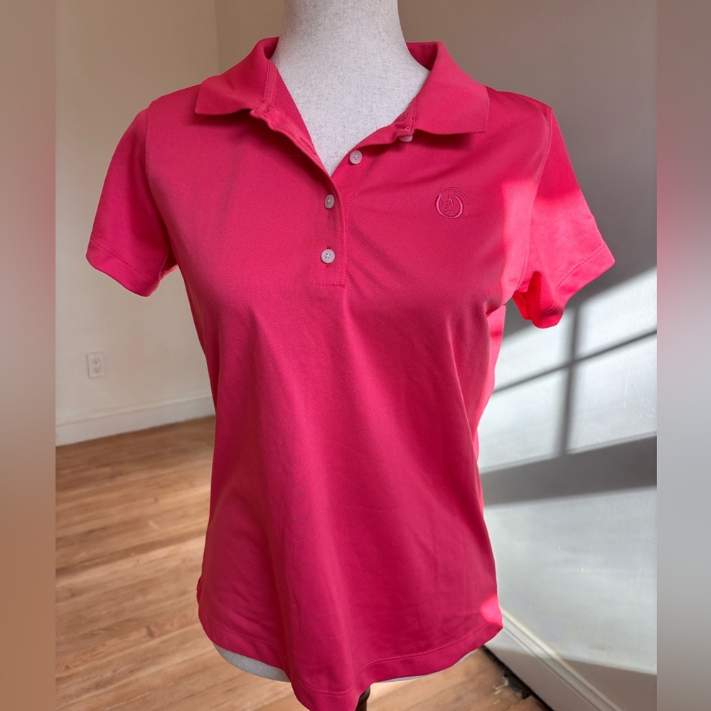 Nike Women’s Pink Short Sleeve Polo Tee